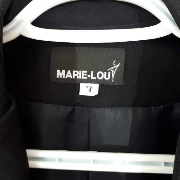 Marie-Lou Dark Blue Business Blazer - Picture 3 of 7